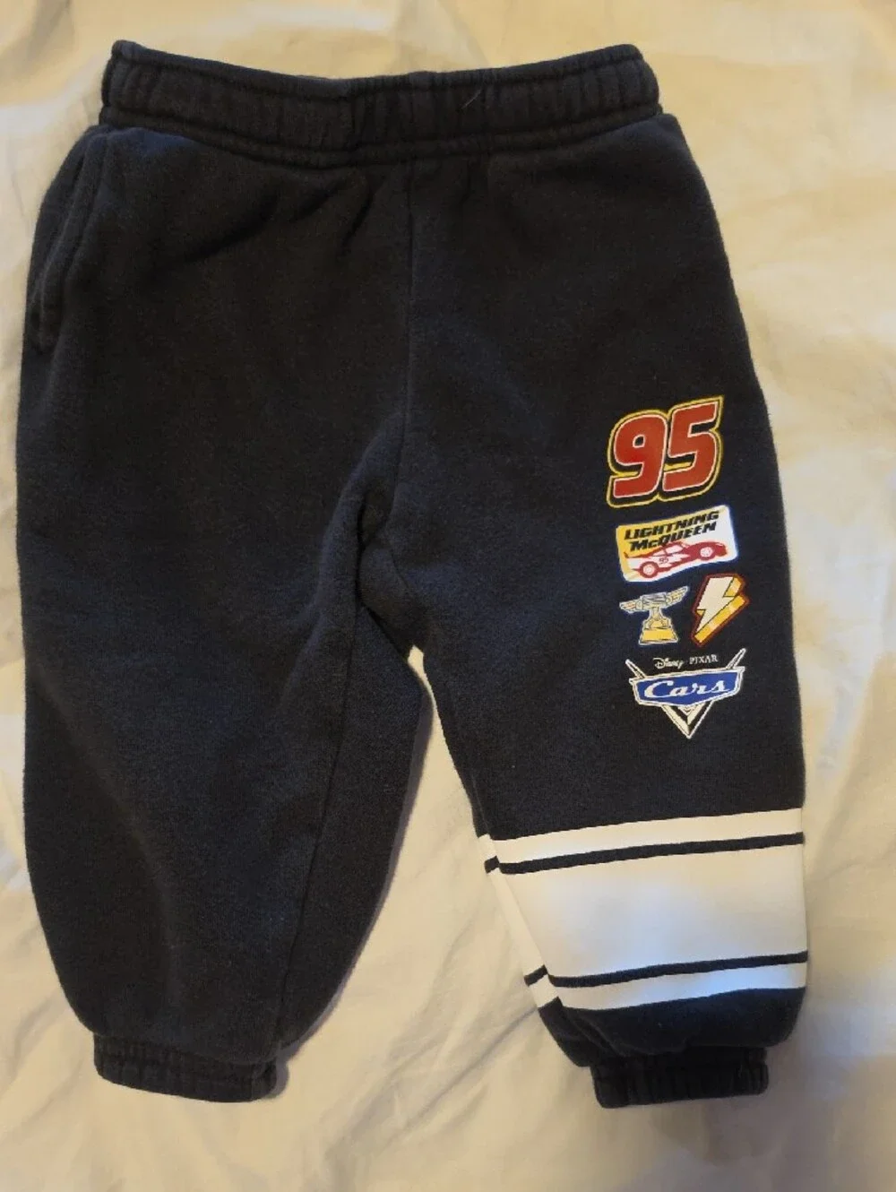 GAP Disney Black & White Kids Sweatshirt and Joggers Set - Lightning McQueen